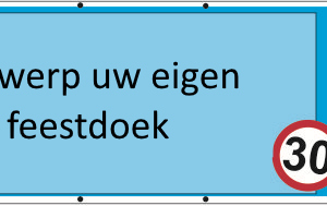 Eigen feestdoek ontwerpen